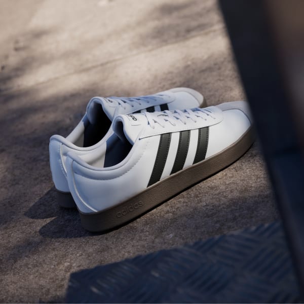 【アディダス】 VL Court Base ★ ID3714 ★ 22~25 WMNS) adidas VL Court Base 'White Black Tan' ID3714