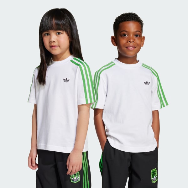 biela Detské tričko adidas x Minecraft