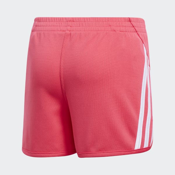 adidas 3-Stripes Mesh Shorts - Pink | adidas US