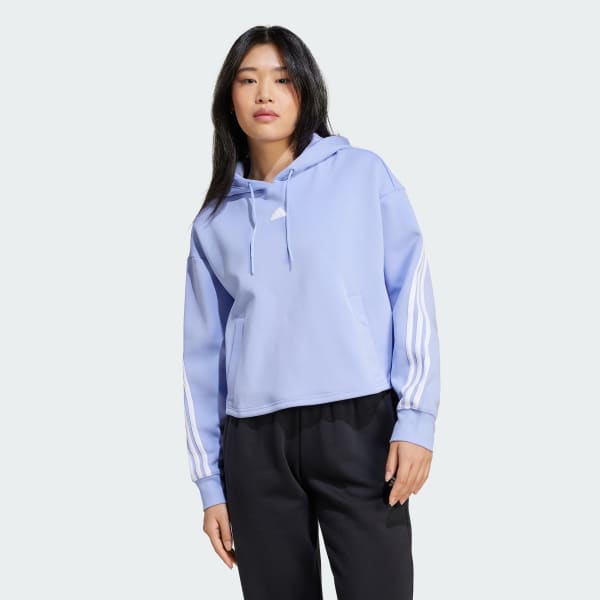 Adidas hoodie with logo on sleeves best sale