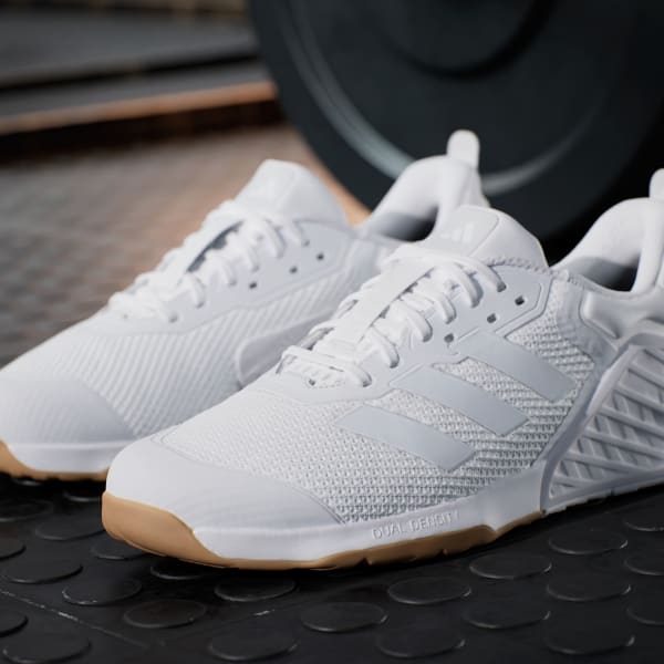 adidas Dropset 3 Training Shoes - White | Free Shipping with