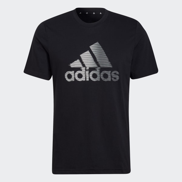 Svart AEROREADY Designed To Move Sport Logo T-skjorte