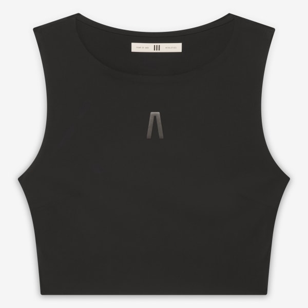 Black FEAR OF GOD ATHLETICS PERFORMANCE INTERLOCK TOP