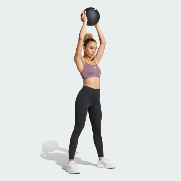 Mau-tim Áo Bra Tập Luyện Light Support Aeroreact