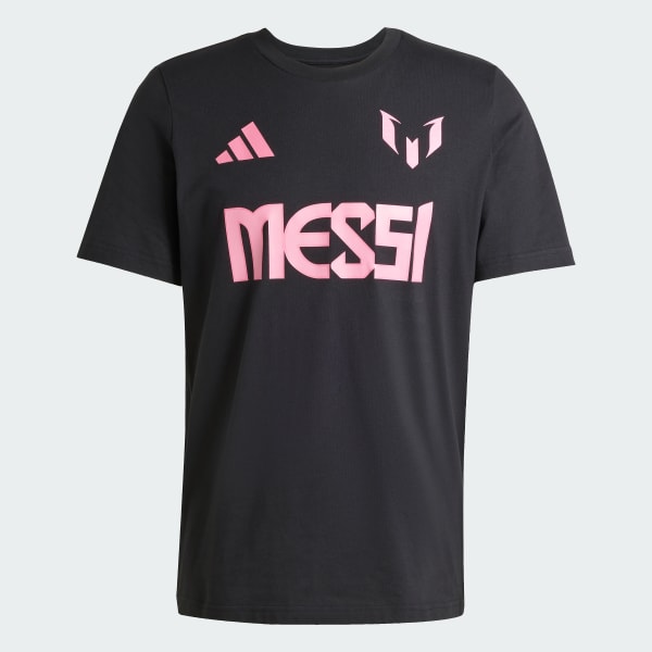 Đen Áo Thun Graphic Messi Kèm Tên Và Số Áo