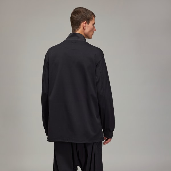 Schwarz Y-3 3-Streifen Relaxed Track Top