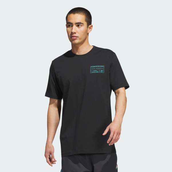 Black adidas Basketball Graphic Tee