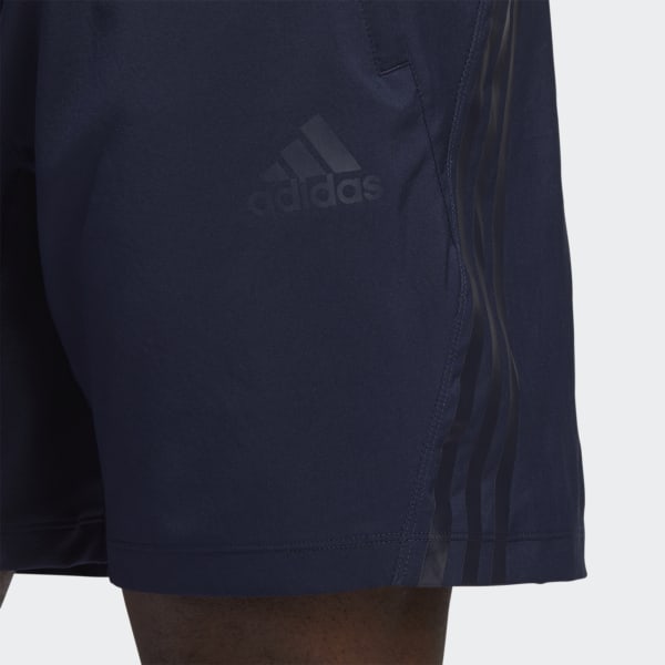adidas Men's Aeroready 3-Stripes 8-Inch Shorts in Blue | adidas UK