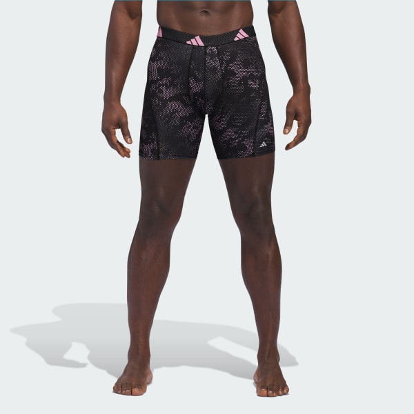 adidas Performance Mesh Boxers 3-Pack (Big and Tall) - Black
