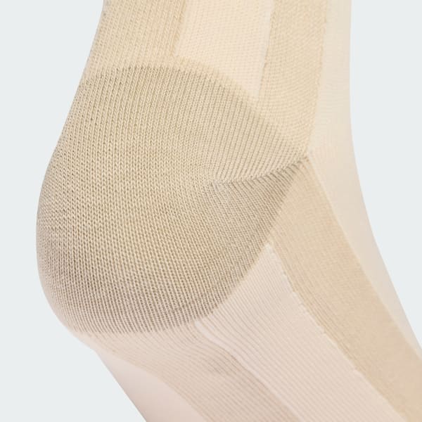 Bege Meias de Cano Médio – 2 pares