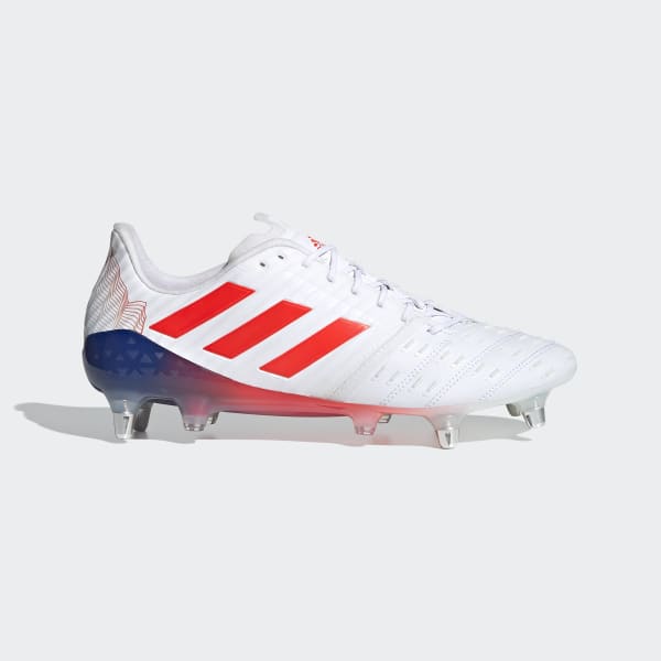 Bota de rugby Predator Malice Control césped natural húmedo - Blanco adidas  | adidas España