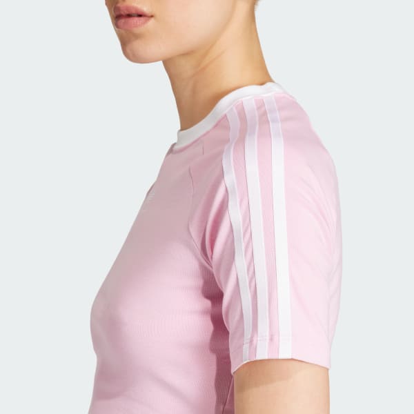 adidas 3 Stripes Baby Tee Pink adidas Philippines