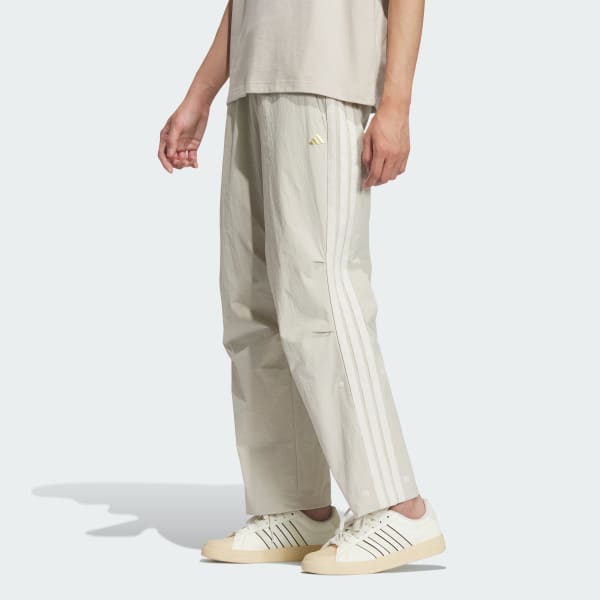 สีเบจ กางเกงขายาวผ้าทอ CNY 3-Stripes