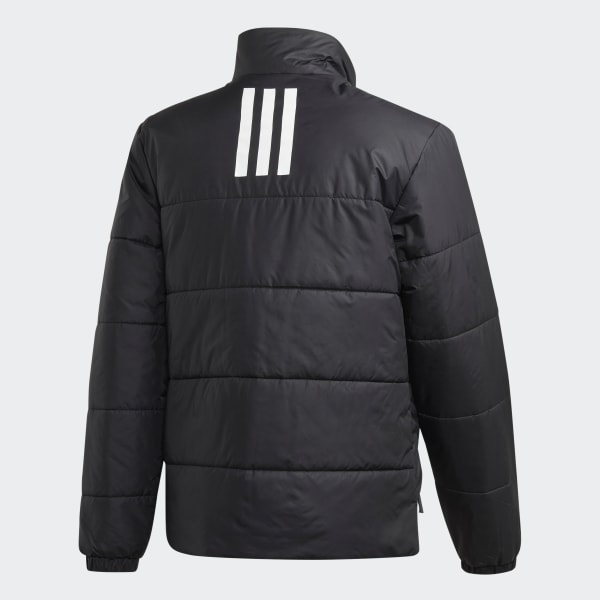 Black BSC 3-Stripes Insulated Winter Jacket