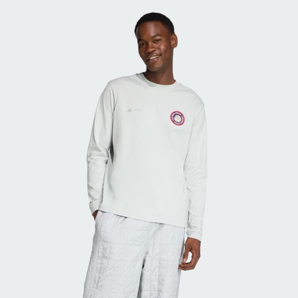 adidas x MOON BOOT Long Sleeve Tee - Grey | Free Shipping with adiClub