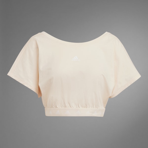Arancione T-shirt Hyperglam Cropped Cotton BVS39