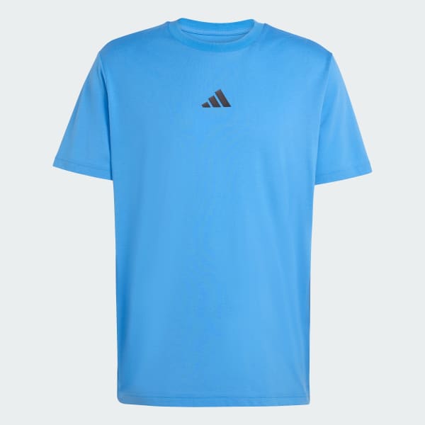 Azul POLO GRAPHIC CLIMACOOL POWER TRAINING IDENTITY