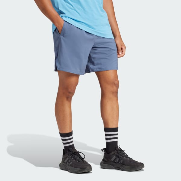 Adidas Embroidery Woven Shorts Men Preloved Ink 2XL