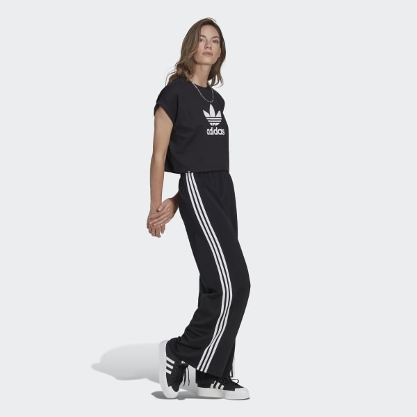 Black Adicolor Classics Short Trefoil Tee