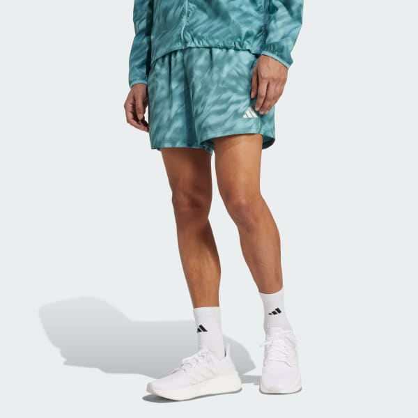 Turquesa Shorts con estampado integral Own The Run