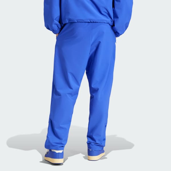 Niebieski Spodnie adidas Basketball Snap