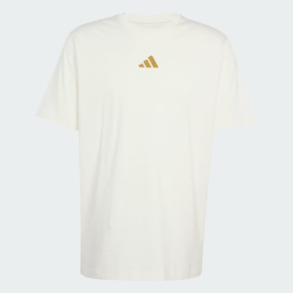 Beyaz Training Yoga Body Mind Stretch Graphic Tişört