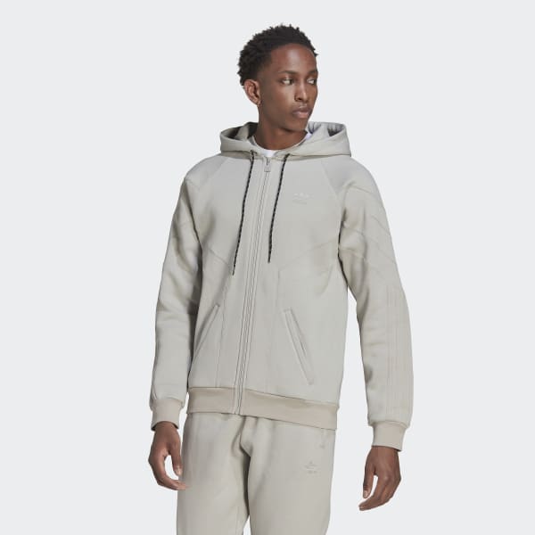 adidas Rekive Full-Zip Hoodie - Grey | Men's Lifestyle | adidas US