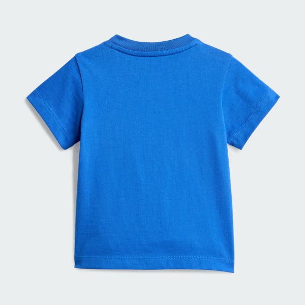 Μπλε Παιδικό Short Tee Set Big Logo Execution