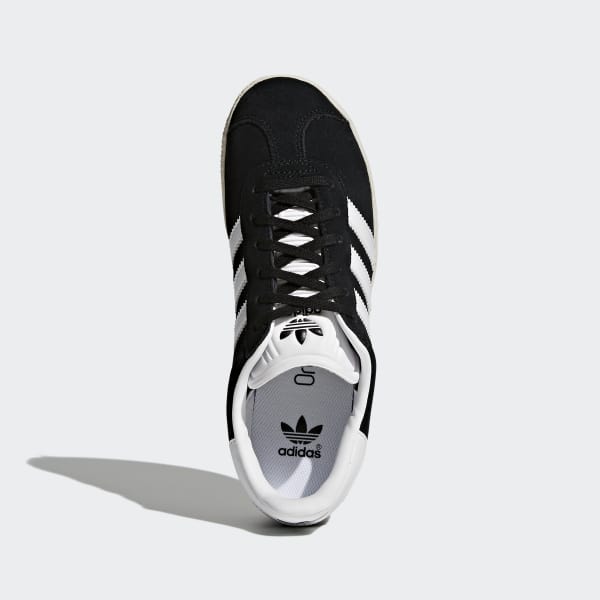 Chaussures Gazelle noires et blanches pour enfant | adidas France