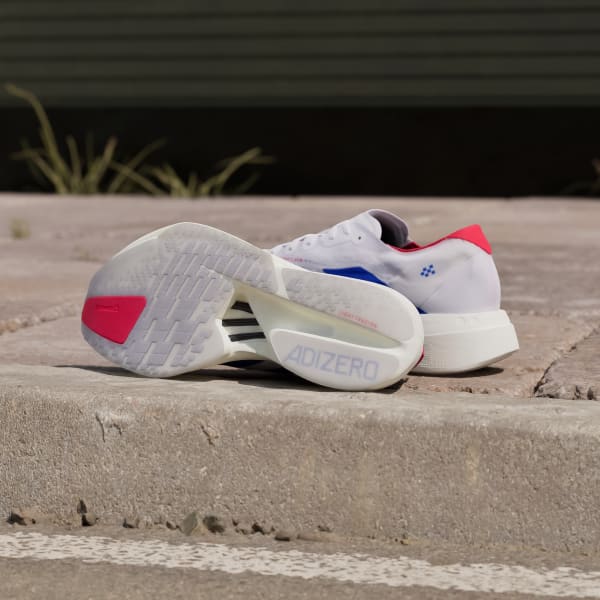 Weiss Adizero Adios Pro 4 Laufschuh