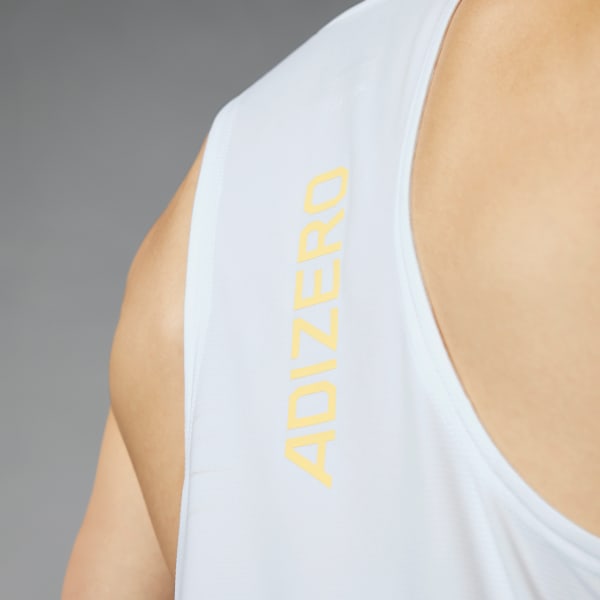 Blanco Playera de running Adizero 