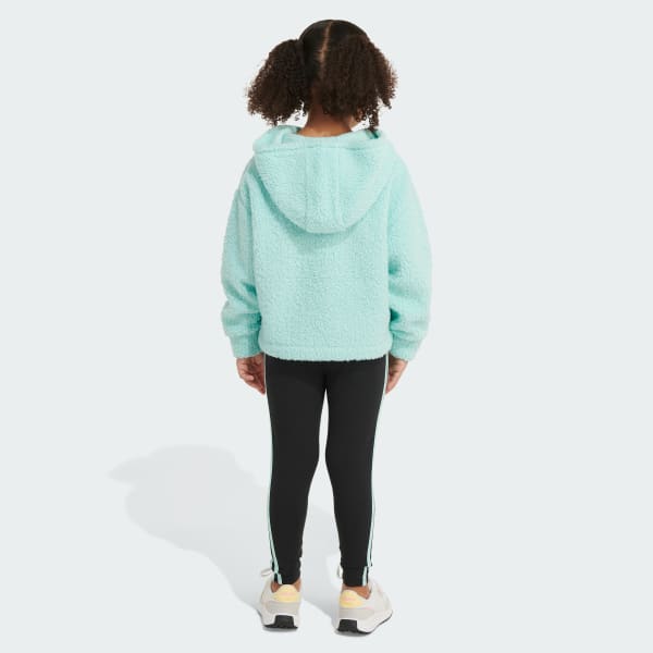 adidas Two-Piece Hoodie & Legging Set - Turquoise, Kids' Training