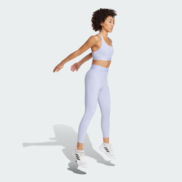 Purpura Licras 7/8 TECHFIT Pretina Alta