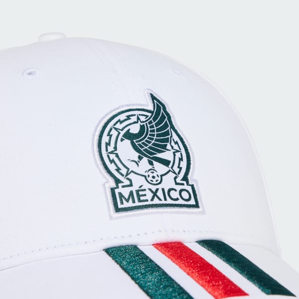 Blanco Gorra de béisbol México 26 con 3 STRIPES