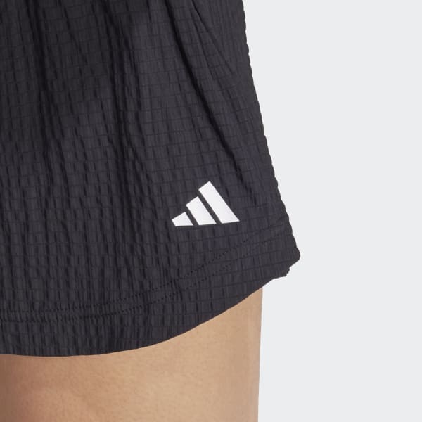 adidas Tennis Pro Seersucker Shorts - Black | Free Shipping with