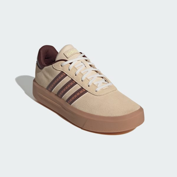 Rosado Zapatillas Court Platform Gamuza