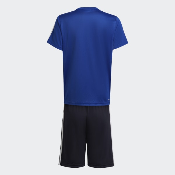 Niebieski adidas Designed 2 Move Tee and Shorts Set 29256