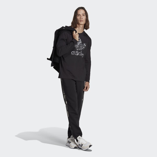 Zwart Graphics Camo Stripe Longsleeve