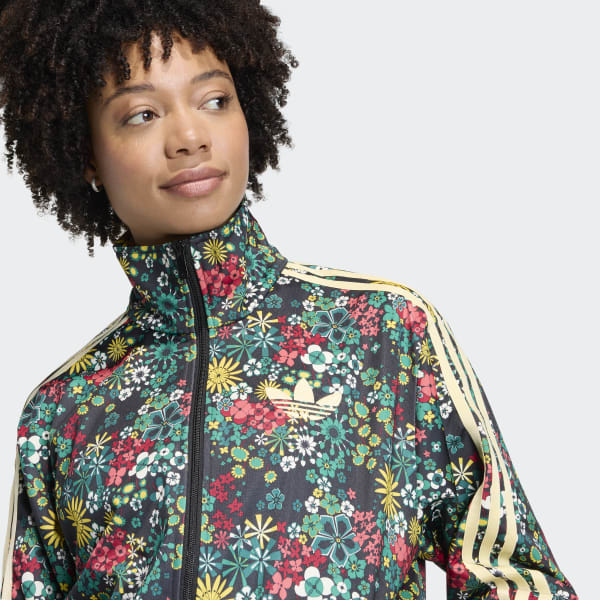 ADIDAS ORIGINALS X LIBERTY LONDON FIREBIRD TRACK TOP - Black