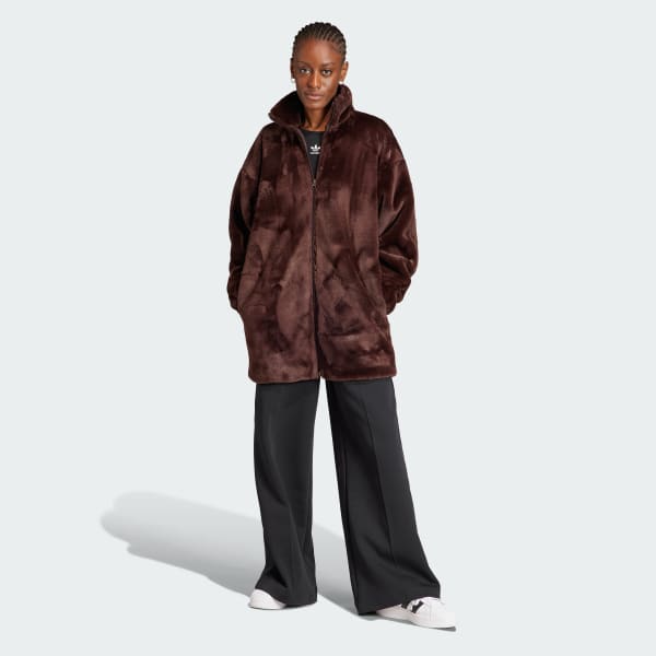 adidas Neutral Court Faux Jacket Brown adidas Canada