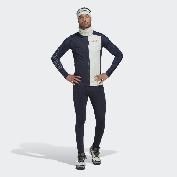 Niebieski Terrex Xperior Cross-Country Ski Soft Shell Vest