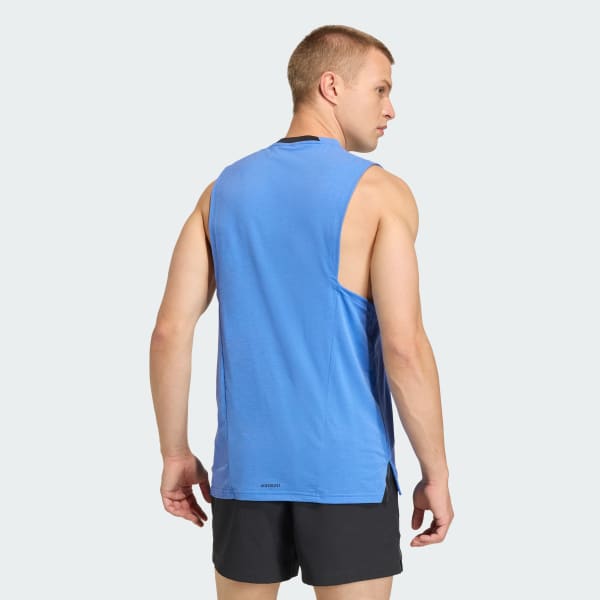 Azul Playera sin Mangas de Entrenamiento Designed for Training