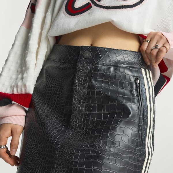 cerná MINISUKNĚ PLEATHER