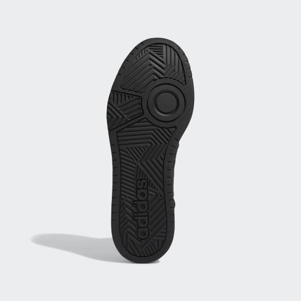 Black Hoops 3 Mid Lifestyle Basketball Mid Classic Shoes