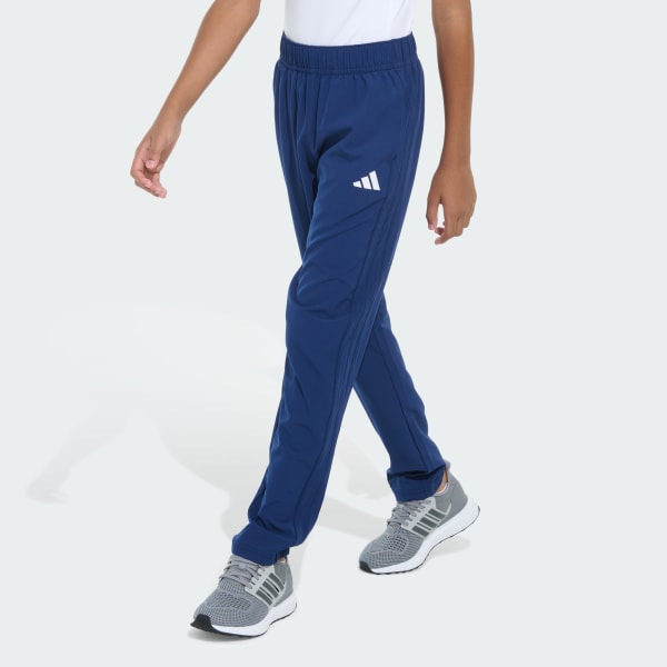 adidas Elastic Waistband Woven 3-Stripes Stretch Pants