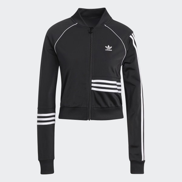 adidas Crop Track Jacket Black adidas Thailand