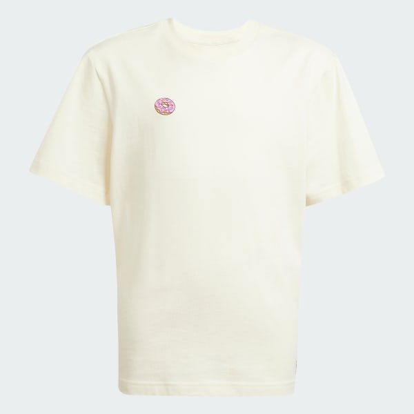 Bianco T-shirt Grafica The Simpsons Bambini