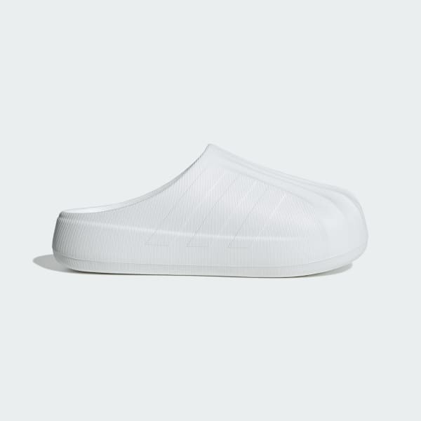 White Superstar Mule Shoes