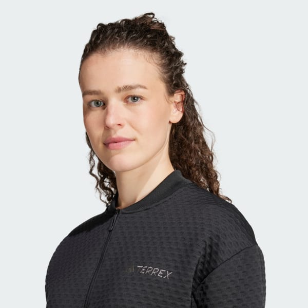 adidas Terrex Xploric Sweater Jacket - Black | Free Shipping with