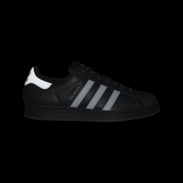 靴 Always do what you should do Adidas 27.5 adidas Superstar ADV x always - Black | Free Shipping with